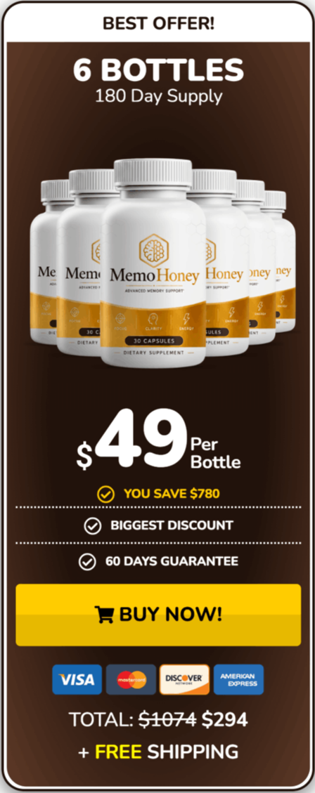 MemoHoney Memory Support offer price